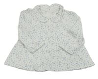 Bílá květovaná tunika s límečkem F&F