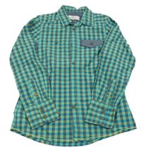 Zeleno-modrá kostkovaná košile Tom Tailor