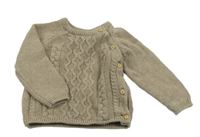 Hnedý prepínaci sveter H&M