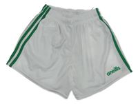 Bílé sportovní kraťasy s pruhy O'Neills