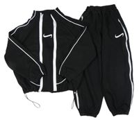2set - Černá sportovní propínací mikina + tepláky