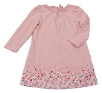 Ružové šaty s lienkami Mothercare