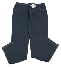 Nové - tmavomodré tregíny riflového vzhledu PRIMARK