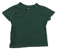 Tmavozelené tričko H&M