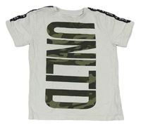 Biele tričko s army nápisom Next