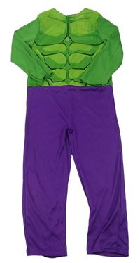 Kostým - Zeleno-fialový overal - Hulk Marvel