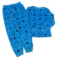 Modré plyšové pyžamo se Sonicem George