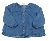 Modrá rifľová blúzka H&M