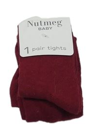 Nové - Vínové punčocháče Nutmeg