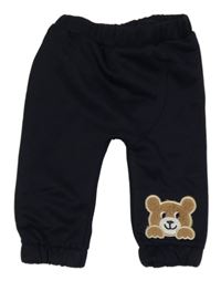 Tmavomodré tepláky s medvedíkom