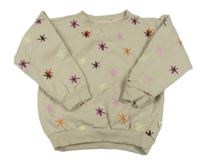 Béžová mikina s hviezdami