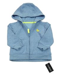 Nové - Svetlomodrá prepínaci mikina s dinem a kapucňou Dunnes Stores