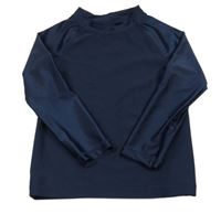 Tmavomodré UV tričko H&M