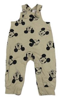 Béžové laclové tepláky s Mickeym Disney