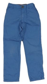 Modré chino nohavice