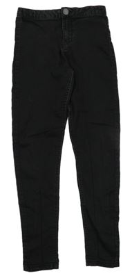 Tmavosivé teplákové skinny rifle Matalan