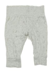 Svetlosivé tepláky s notami Mothercare