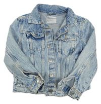 Světlemodrá riflová crop bunda Primark