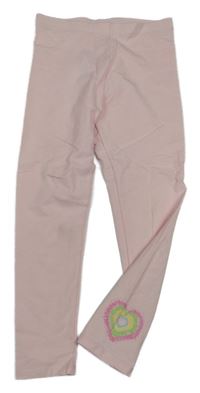 Světlerůžové legíny se srdíčkem Primark