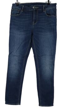 Pánské tmavomodré skinny rifle Asos vel. 34/30