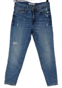 Dámské světlemodré rifle s prošoupáním Tommy Hilfiger vel. 27/28