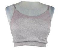 Dámský starorůžový sportovní crop top Gymshark 