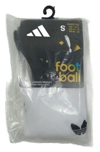 Nové - Pánske biele futbalové ponožky Adidas vel. 41-43