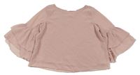 Světlerůžová šifonová halenka H&M