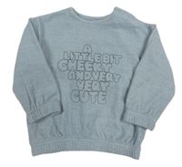 Svetlomodrá mikina s nápisom George