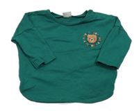 Zelené triko s medvědem Next