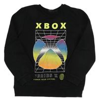 Čierna mikina s potiskem x-box