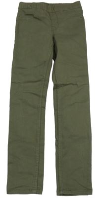 Khaki džegíny H&M