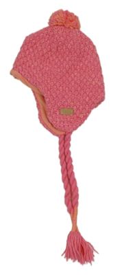 Ružová melírovaná pletená čapica s brmbolcom Wed´ze