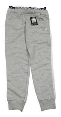 Nové - Šedé tepláky s logy Pineapple 