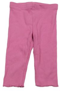 Ružové rebrované legíny Disney