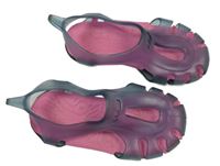 Šedo-růžové gumové boty do vody Nabaiji vel.24