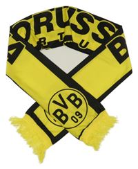 Žluto-černá fotbalová šála - Borussia Dortmund