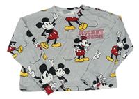 Sivá crop mikina s Mickeym zn. Disney