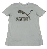 Bílé tričko s logem Puma 