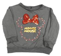 Hnedá mikina s Minnie zn. Disney + George