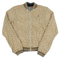 Béžovo-hnědo-bílá vzorovaná oboustranná bunda Le Chic