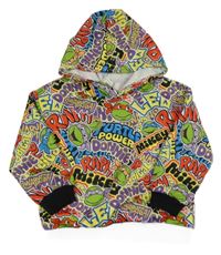 Farebná mikina so Želvami Ninja a kapucňou Nickelodeon