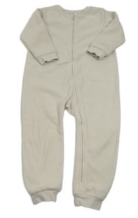 Béžový fleecový overal H&N