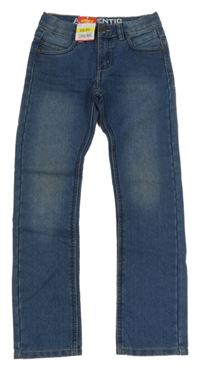 Nové - Modré šisované rifle 