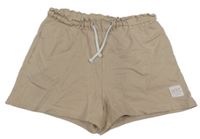 Béžové bavlnené kraťasy H&M