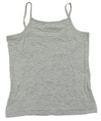 Sivý melírovaný top H&M