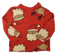 Červené triko se Santy Primark
