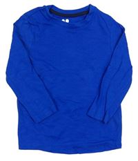 Cobaltovoě modré melírované tričko V BY VERY