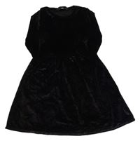 Černo-barevné třpytivé sametové šaty George