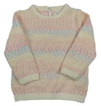 Smetanovo-barevný melírovaný svetr PRIMARK